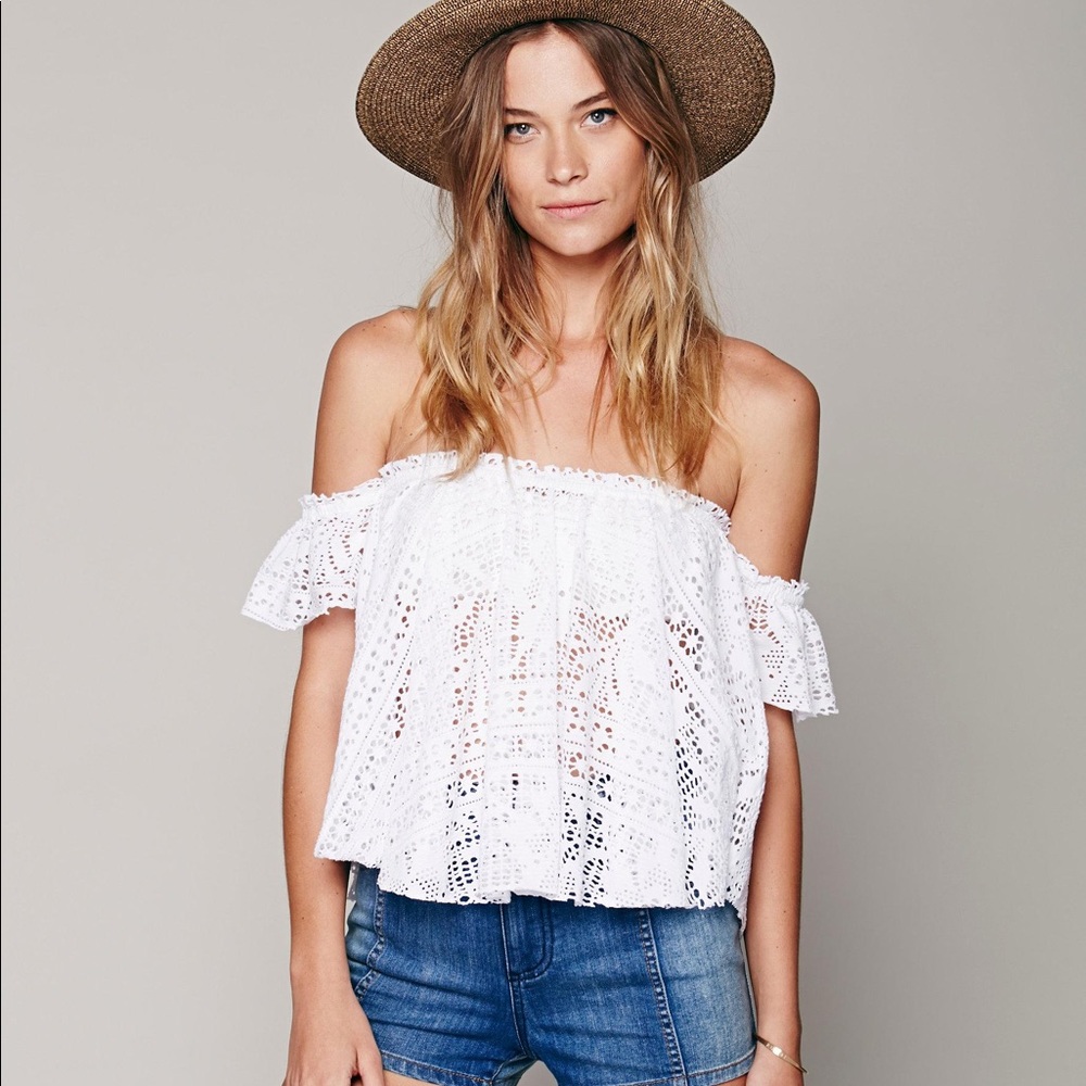 free people off the shoulder top